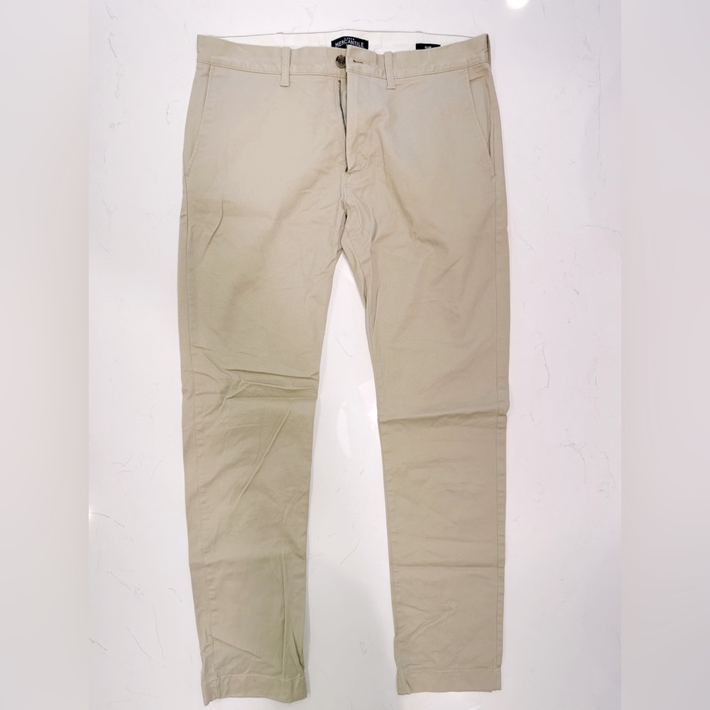J. CREW MERCANTILE MENS FLEX SLIM PANTS. GOOD AS NEW! NO RIPS, STAINS OR TEARS.